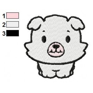 Dog Baby Embroidery Design 02